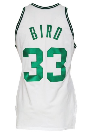 1985-86 Larry Bird Boston Celtics Game-Used & Autographed Home Jersey (JSA • Championship Season • MVP Season • Finals MVP • BBHoF LOA)