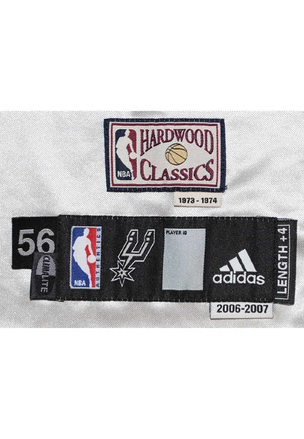 Lot Detail - 2004-05 Tim Duncan San Antonio Spurs NBA Finals Game-Used Home  Jersey (Championship Season • Finals MVP)