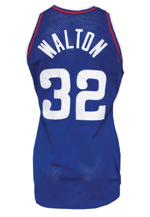 1984-85 Bill Walton Los Angeles Clippers Game-Used Road Jersey (Equipment Manager LOA • BBHoF LOA)
