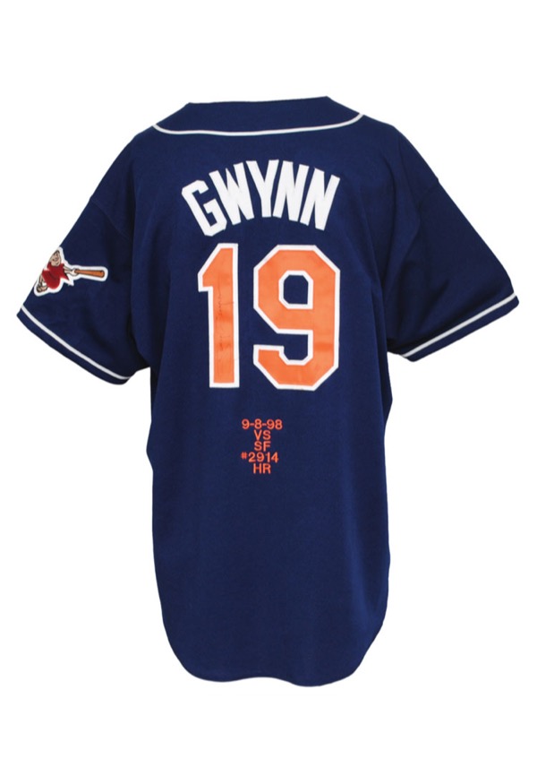 Sold at Auction: Tony Gwynn autographed San Diego Padres professional model  jersey with pants c.1997.