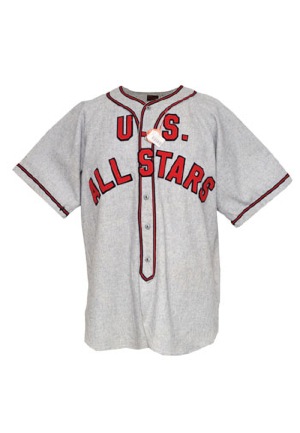 Early 1940s Max Carey U.S. All Stars Manager’s Worn Jersey (Rare • Sourced From The Family)