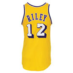 Early 1970s Pat Riley Los Angeles Lakers Game-Used Home Jersey (BBHoF LOA)