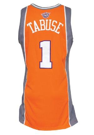 11/03/2004 Yuta Tabuse Rookie Debut Phoenix Suns Game-Used Orange Alternate Jersey (First Ever Japanese-Born NBA Player • BBHoF LOA)