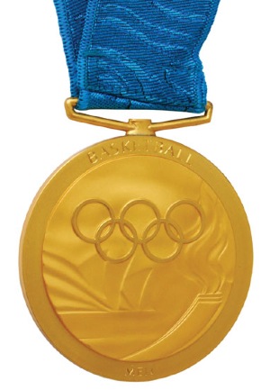 2000 Sydney Olympics Men’s USA Basketball Gold Medal Presented to Vin Baker (Baker LOAs • BBHoF LOA)