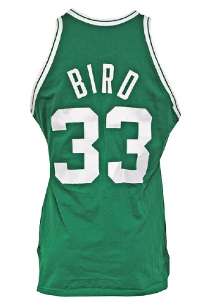 Circa 1980 Larry Bird Boston Celtics Rookie Era Team-Issued Jersey (BBHoF LOA)