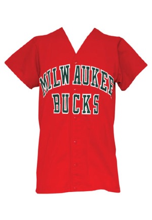 1972-73 Milwaukee Bucks Worn Warm-Up Jacket (BBHoF LOA)