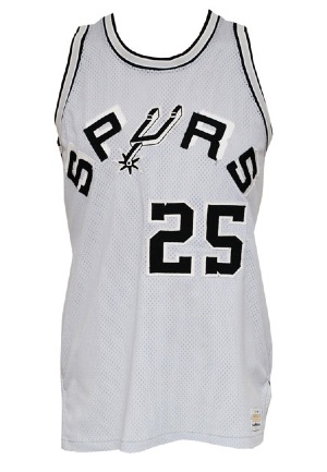 Mid 1970s Coby Dietrick ABA San Antonio Spurs Game-Used Alternate Home Jersey (BBHoF LOA)