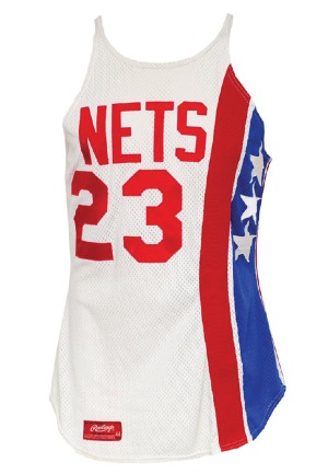 Late 1970s "Super" John Williamson New Jersey Nets Game-Used Home Uniform (2)(BBHoF LOA)