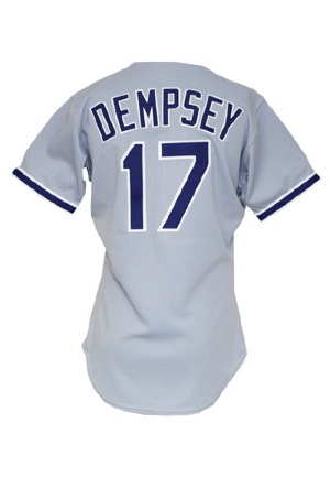 1988 Rick Dempsey Los Angeles Dodgers Game-Used Road Jersey (World Series Championship Year)