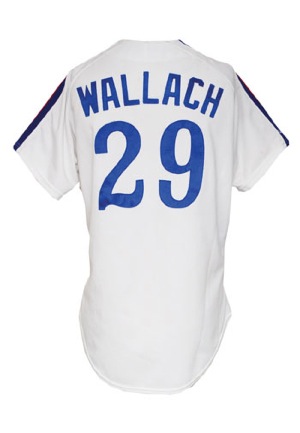 1988 Tim Wallach Montreal Expos Game-Used Home Jersey