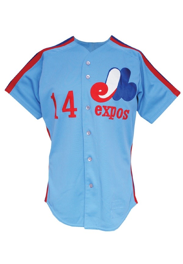 Lot Detail - 1984 Pete Rose Montreal Expos Game-Used Road Jersey