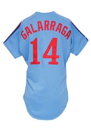 1988 Andres Galarraga Montreal Expos Game-Used Road Jersey