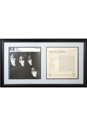 The Beatles Album Sleeve Autographed by All Four Beatles (Full JSA)