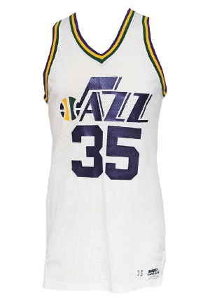 Early 1980s Darrell Griffith Utah Jazz Game-Used Home Jersey & Circa 1978 New Orleans Jazz Worn Warm-Up Jacket (2)(BBHoF LOA)
