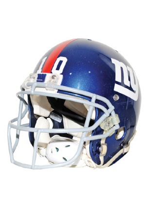 1/07/2007 Eli Manning New York Giants Wild Card Playoffs Game-Used Helmet (Photomatch)