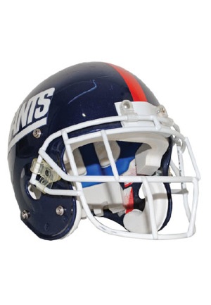 1999 Tiki Barber New York Giants Game-Used Helmet