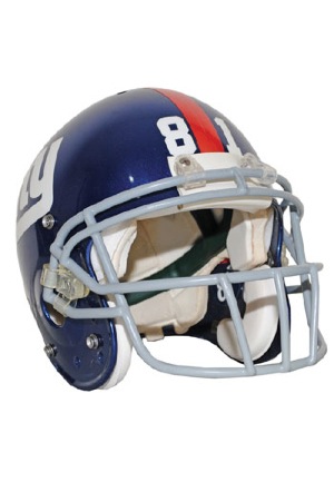 2003 Amani Toomer New York Giants Game-Used Helmet