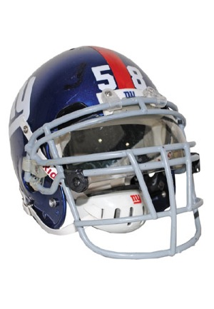 2005 Antonio Pierce New York Giants Game-Used Helmet