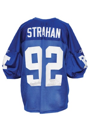 Michael Strahan NFC Pro Bowl Practice Worn Jersey