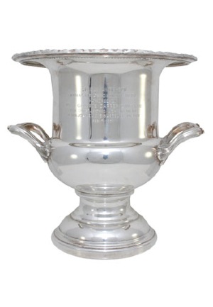 2/7/1971 Sparky Anderson Dapper Dan Silver Trophy (Family LOA)