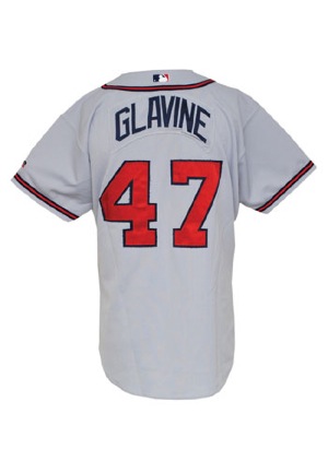 2002 Tom Glavine Atlanta Braves Game-Used Road Uniform (2)