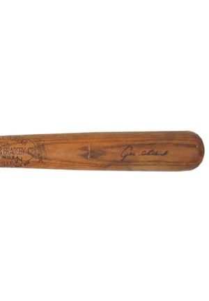 1938 George Selkirk NY Yankees Game-Used & Factory Side Written Bat (PSA/DNA)