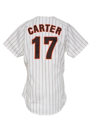 1990 Joe Carter San Diego Padres Game-Used Home Uniform (2)
