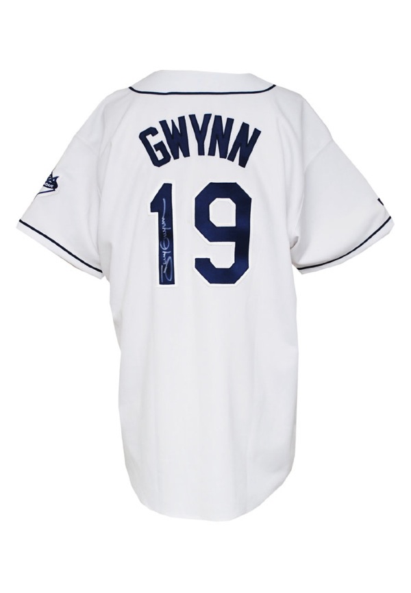 San Diego Padres Tony Gwynn Autographed White Russell Authentic