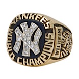 1977 Hoyt Wilhelm New York Yankees World Championship Coaches Ring (Family LOA)