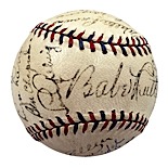 1932 New York Yankees Official American League Team Signed Baseball Including Ruth & Gehrig (Full JSA • Championship Season • 23 Sigs & 9 HoFers • Sourced From Grounds Crew)