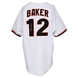 1993 Dusty Baker San Francisco Giants Managers-Worn & Autographed Home Jersey (JSA)