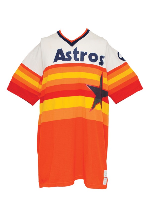 1975 Houston Astros Tequila Sunrise Jersey