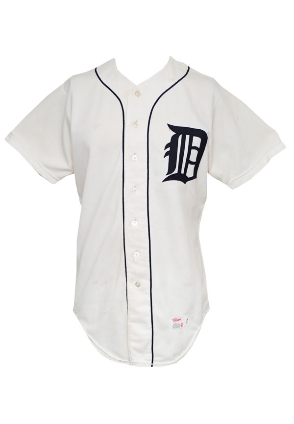 Lot Detail - Late 1970s Mark Fidrych Detroit Tigers Game-Used Home Jersey