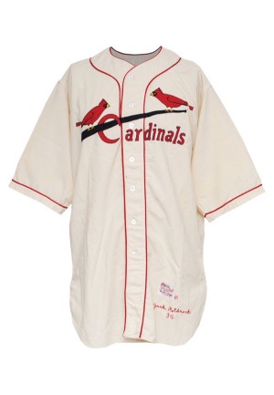 1959 Jack Rothrock St. Louis Cardinals Reunion Worn Home Flannel Uniform (2)(25th Anniversary of the 34 World Series Championship Team)