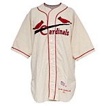 1959 Jack Rothrock St. Louis Cardinals Reunion Worn Home Flannel Uniform (2)(25th Anniversary of the 34 World Series Championship Team)