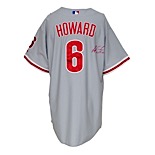 2006 Ryan Howard Philadelphia Phillies Game-Used & Autographed Road Jersey (JSA • NL HR Champ & MVP Season)
