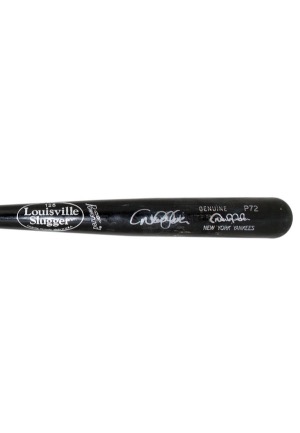 2006 Derek Jeter New York Yankees Game-Used & Autographed Bat (PSA/DNA Graded 9 • JSA • Steiner LOA Hand-Signed by Jeter • Pounded)
