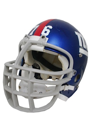 2000 Lomas Brown New York Giants Game-Used Helmet