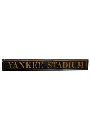 Replica Yankee Stadium Glass Ticket Booth Sign
