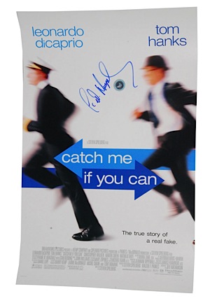 Frank Abagnale Signed "Catch Me If You Can" Movie Poster (JSA)