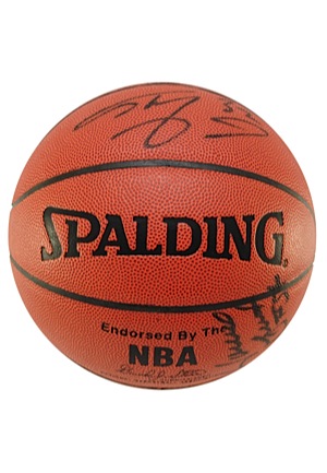 Shaquille ONeal & Others Multi-Signed Basketball (JSA)