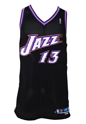 2002-03 Mark Jackson Utah Jazz Game-Used Alternate Jersey