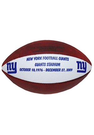 New York Football Giants Stadium Ball (Last Game at Giants Stadium)