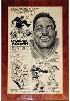 8/31/1961 Rosie Brown Framed Charlie McGill Cartoon