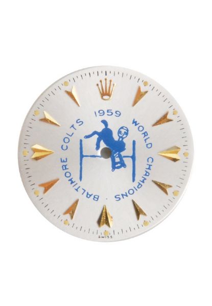 1959 Baltimore Colts World Champions Watch Dial