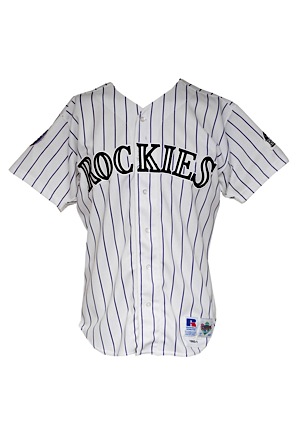 1993 David Nied Colorado Rockies Game-Used Home Jersey (Inaugural Season • Opening Day Starter • Sourced From Team Scout)