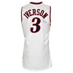 2006-07 Allen Iverson Philadelphia 76ers Game-Used & Autographed Home Jersey (JSA • BBHoF LOA)