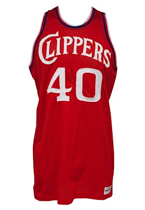 James Donaldson San Diego Clippers Game-Used Home & Road Jerseys with Worn Shooting Shirt & Shorts (5)(Equipment Manager LOA)
