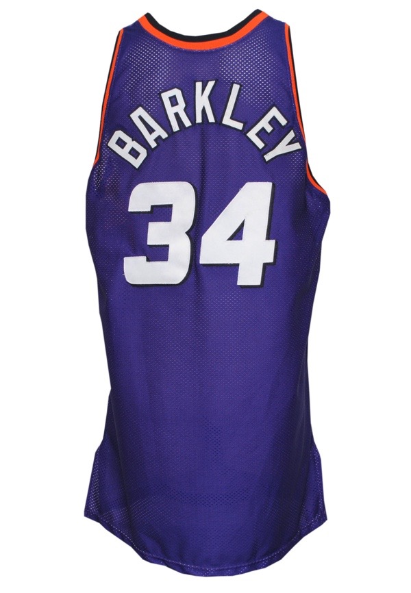 Desierto músico tal vez Lot Detail - 1994-95 Charles Barkley Phoenix Suns Game-Used Road Jersey