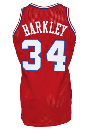 1989-90 Charles Barkley Philadelphia 76ers Game-Used Road Jersey